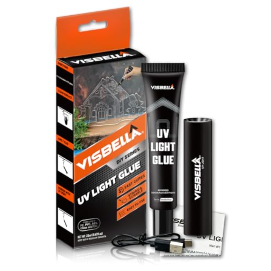 UV Light Glue Resin Kit with L - Liquid Uv Glue Kit recension och pris