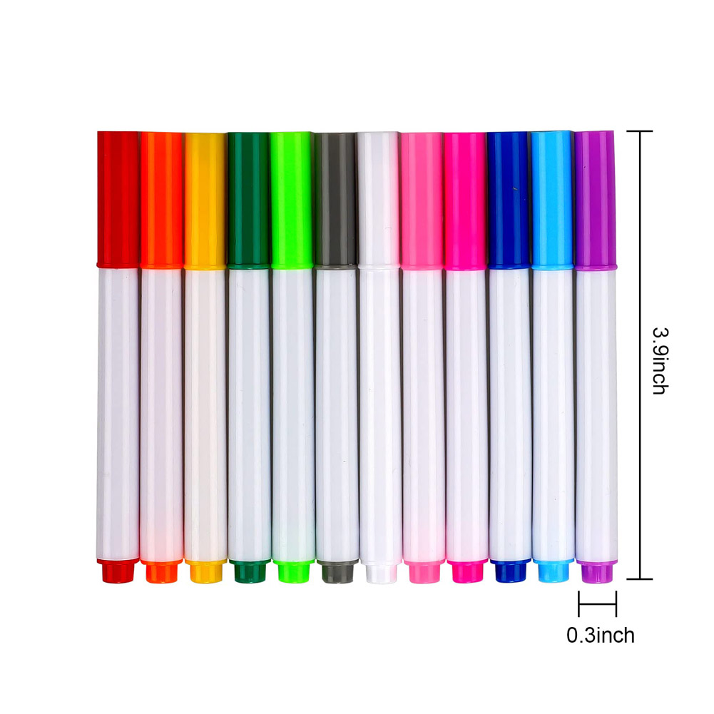12 Colors Liquid Chalk Pens Fo - Dust Removal Sticker recension och pris