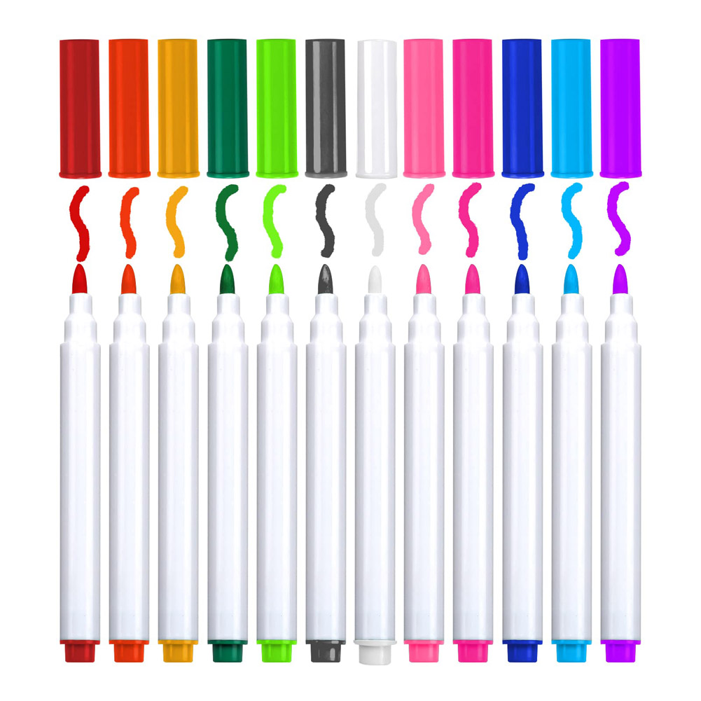 12 Colors Liquid Chalk Pens Fo - Dust Removal Sticker recension och pris