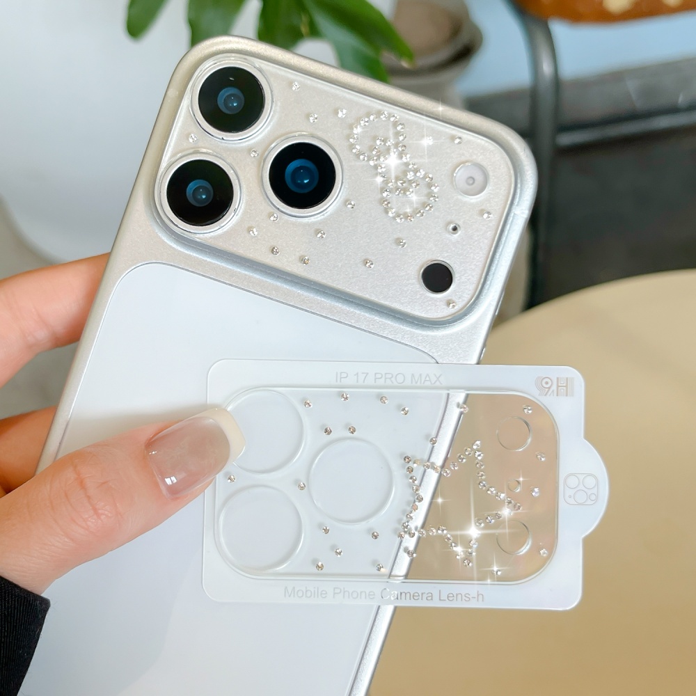 Luxuruy Diamond 3D Heart Glass - Camera Lens Protector recension och pris