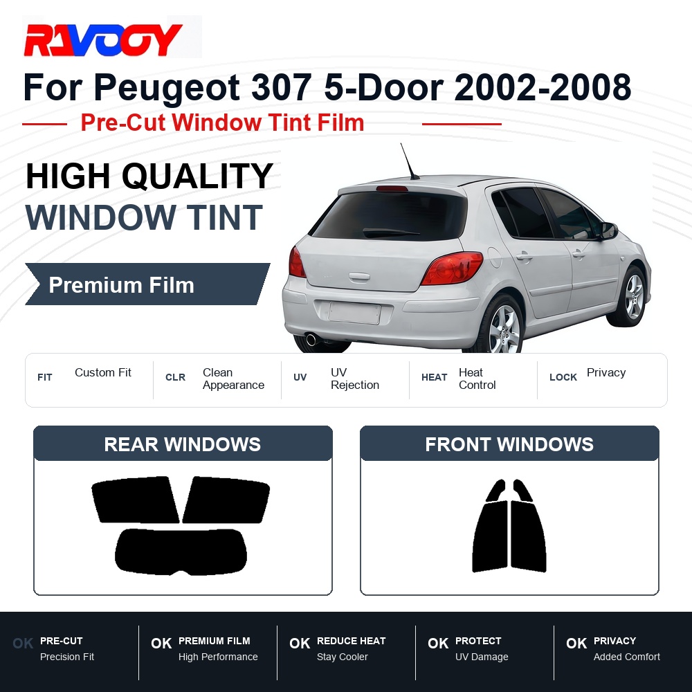 Premium Pre-Cut Window Tint Fo - Privacy Screen Protector recension och pris