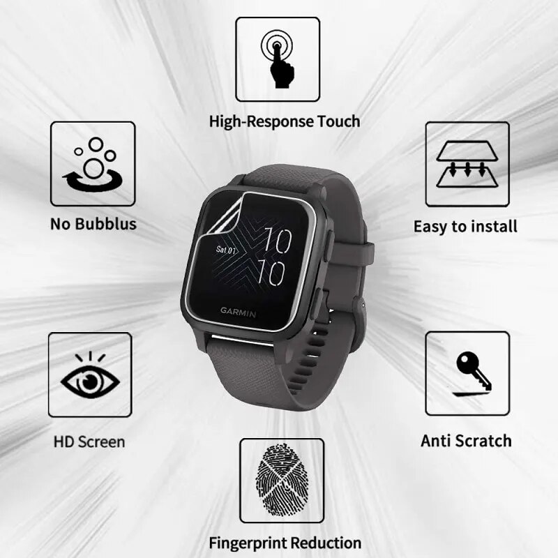 Soft Hydrogel Film For Garmin  - Hydrogel Screen Protector recension och pris