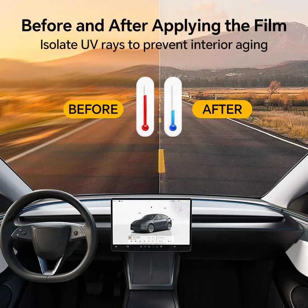 Pre-cut Car Window Glass Priva - Glass Protector Auto recension och pris