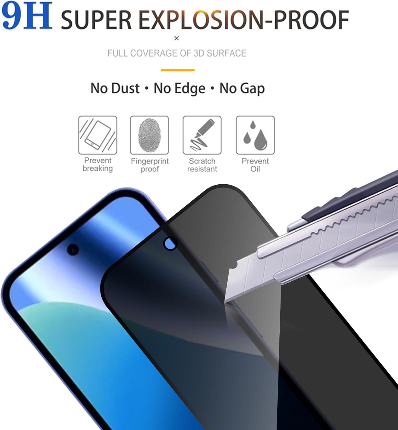 [2 Pack][Fingerprint Unlock Su - Privacy Filter 2Pack recension och pris