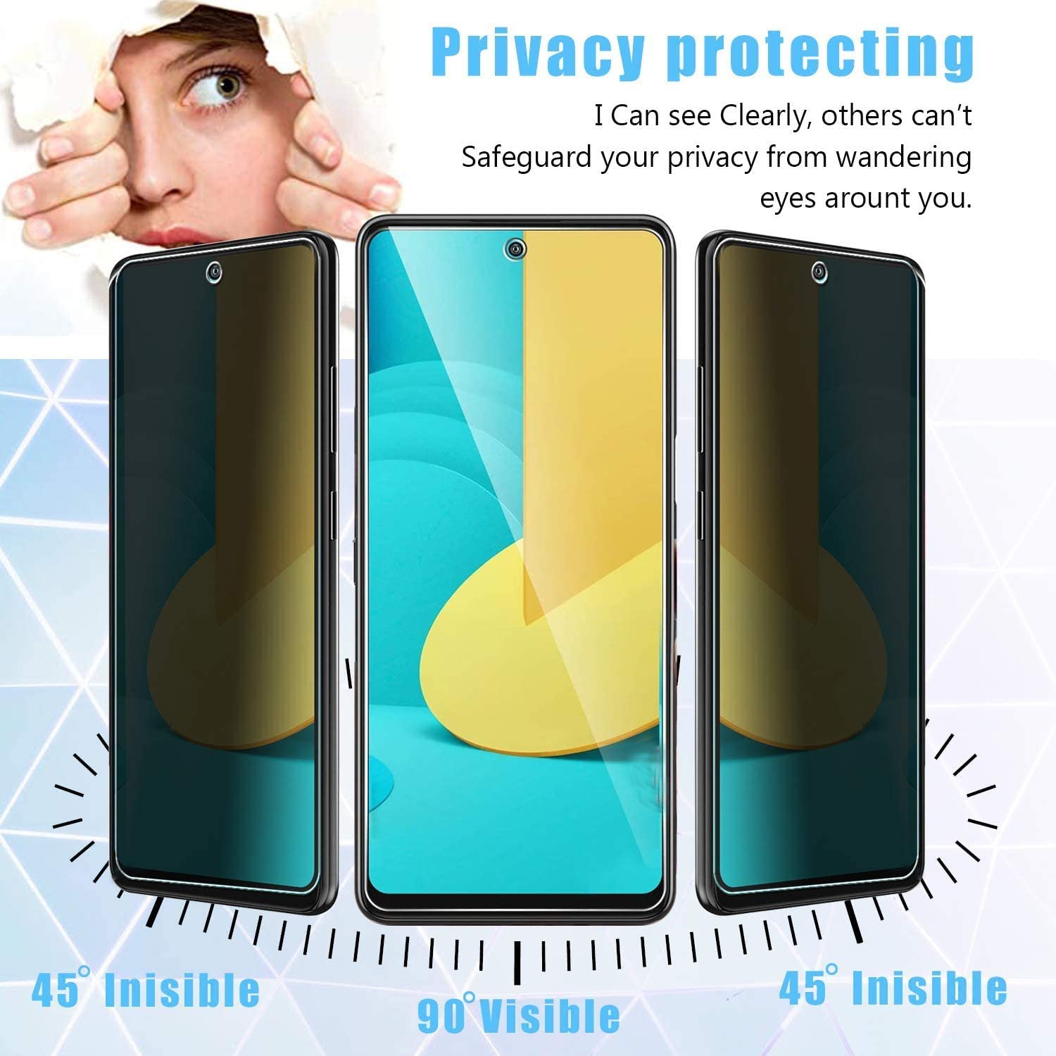 2 PACK Privacy Filter Tempered - Privacy Filter 2Pack recension och pris