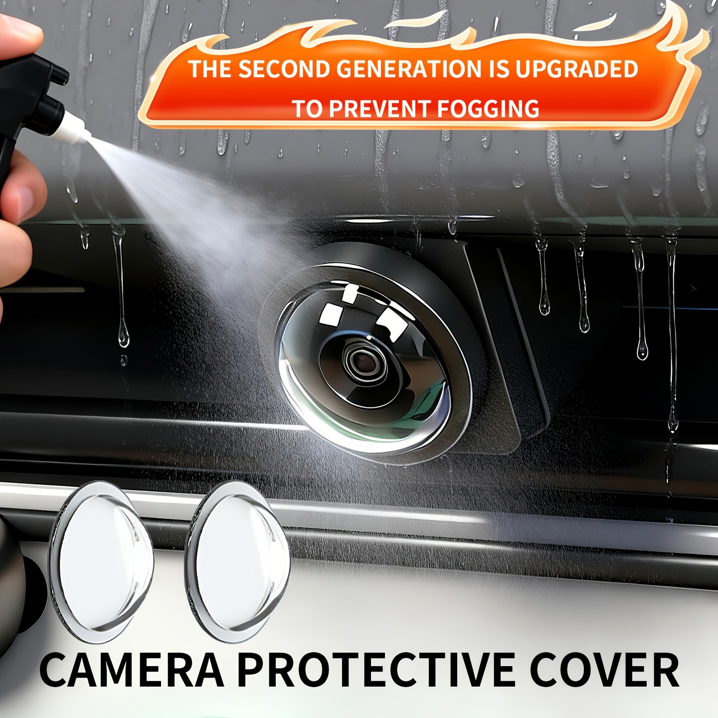 2Pcs Car Rear View Backup Came - Camera Lens Protector recension och pris