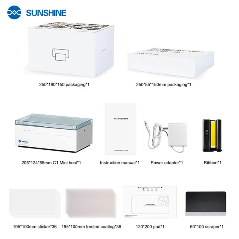 SUNSHINE C1 Mini Color film DI - Screen Protector Cutter recension och pris