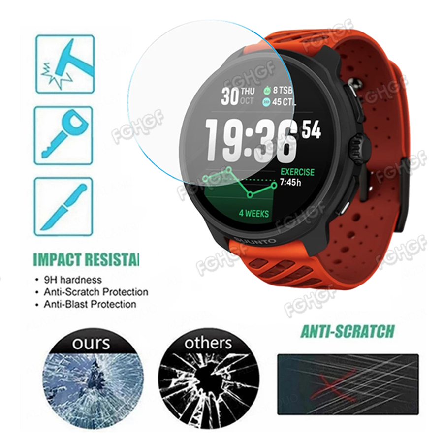 Tempered Glass Protective Film - Smartwatch Screen Film recension och pris