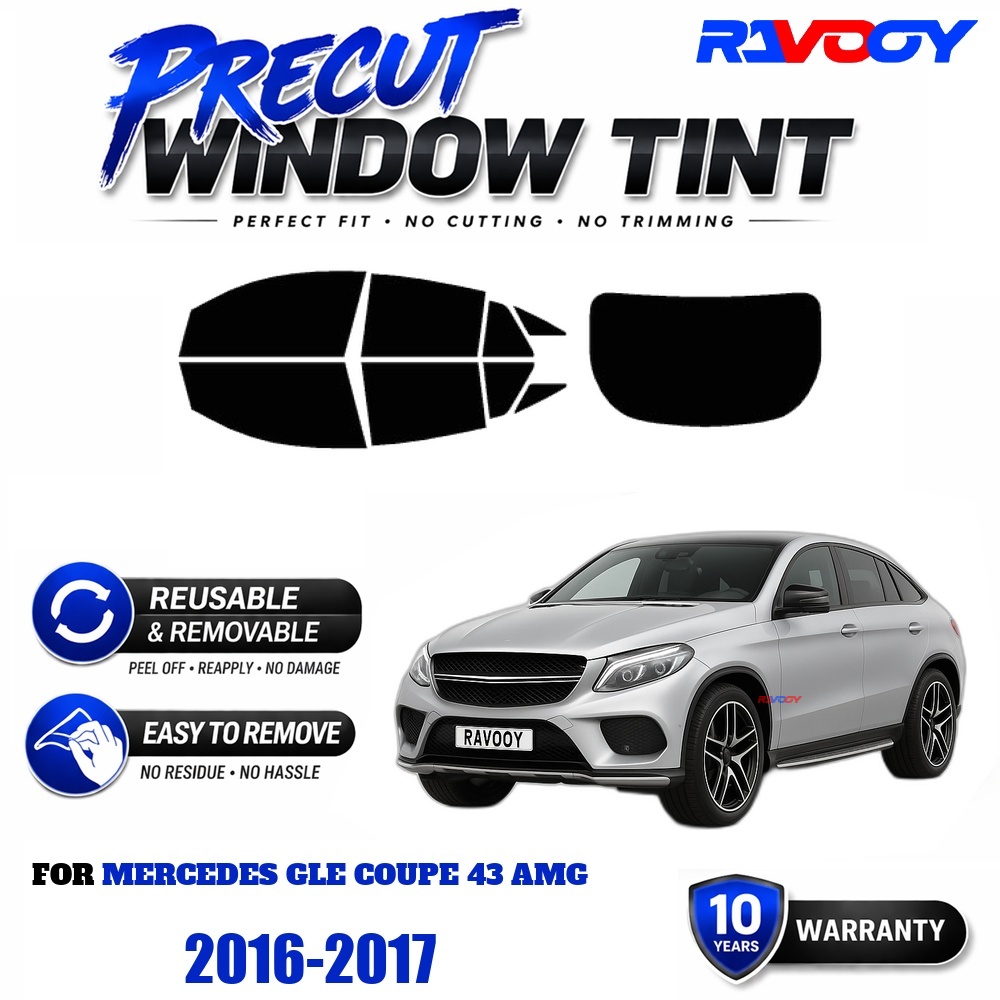 RAVOOY Precut Window Tint, Reu - Air Bubble Remover recension och pris