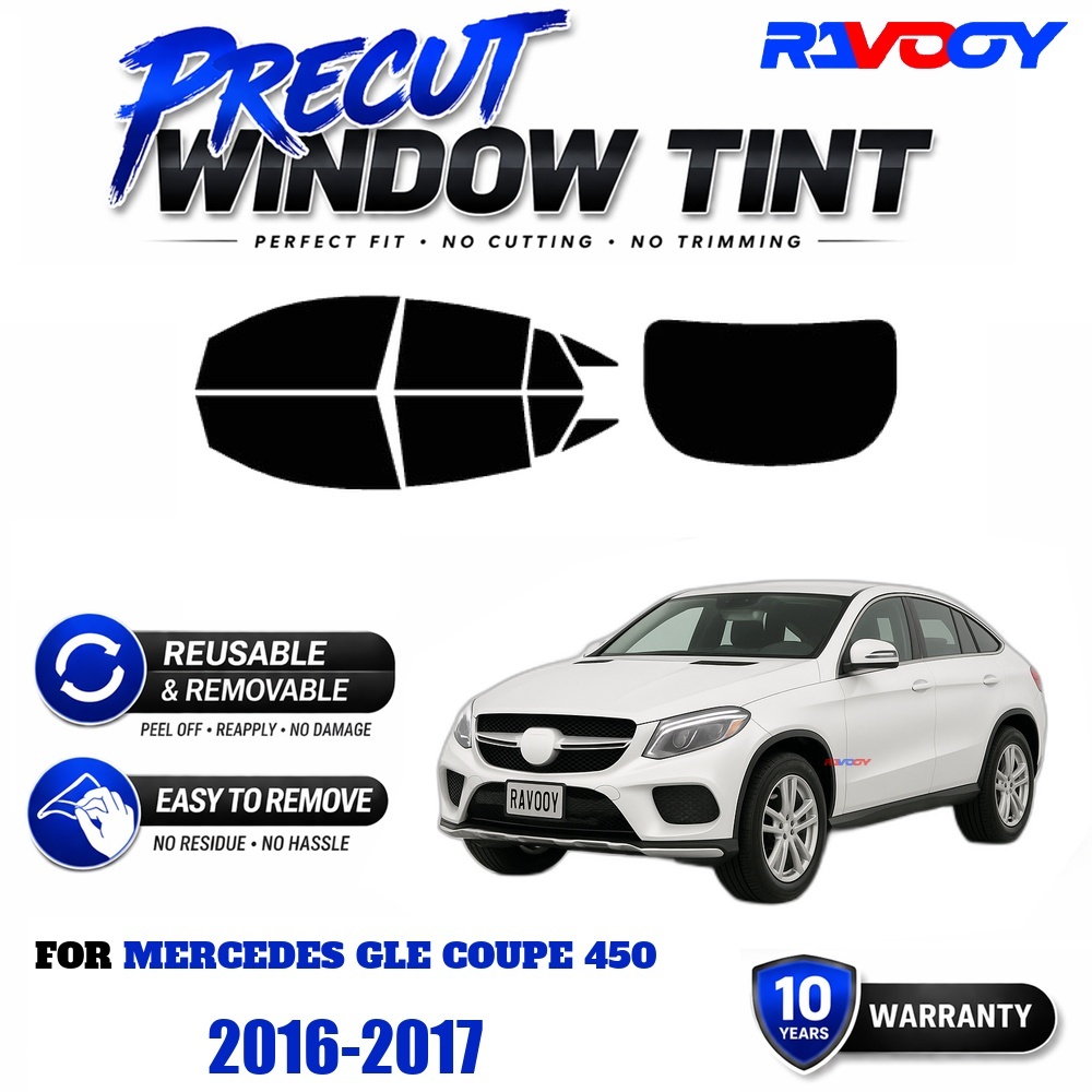 RAVOOY Precut Window Tint, Reu - Air Bubble Remover recension och pris