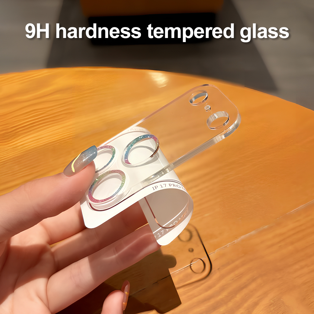 Glitter Camera Lens Protector  - Tempered Glass Screen 9H recension och pris