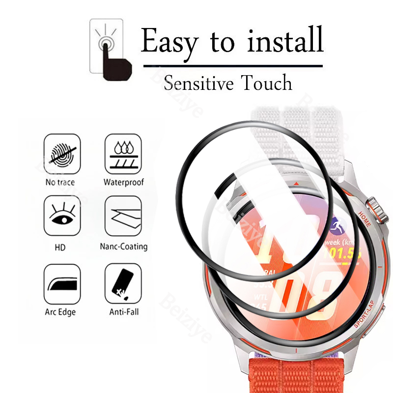 1-4Pcs HD Curved Black Edge Pr - Curved Edge Screen recension och pris